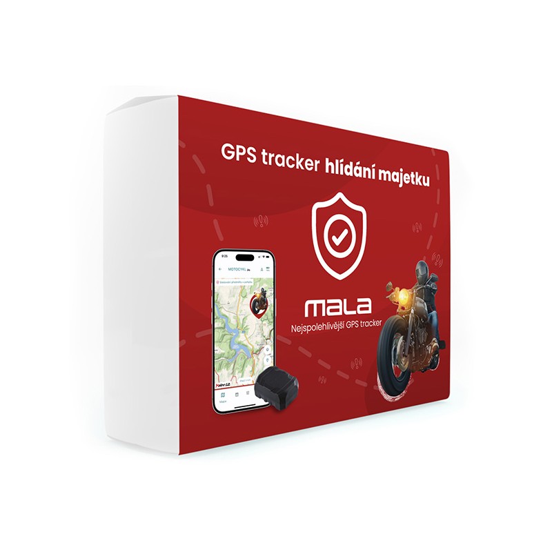 GPS tracker na hlídání majetku černý, ONI 67381, Mala