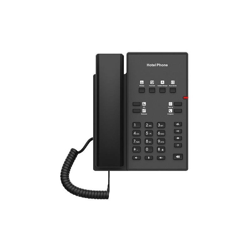 Fanvil H1 hotelový SIP telefon, bez displej, rychle volby, černý