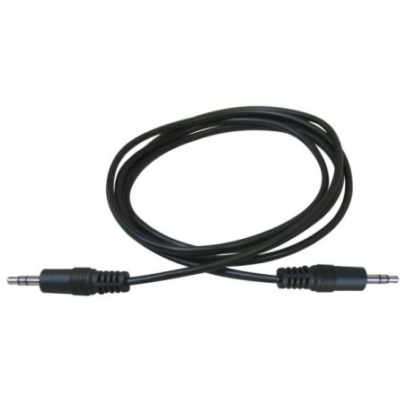 Audio kabel Jack (3.5mm) samec - Jack (3.5mm) samec, 1.5m, černý