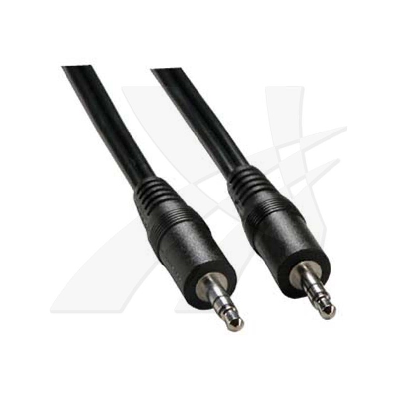 Audio kabel Jack (3.5mm) samec - Jack (3.5mm) samec, 10m, černá