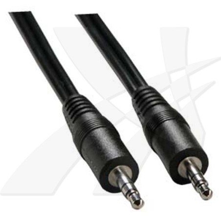 Audio kabel Jack (3.5mm) samec - Jack (3.5mm) samec, 10m, černá