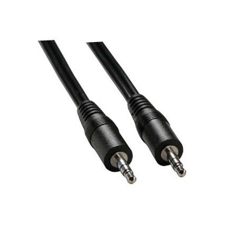 Audio kabel Jack (3.5mm) samec - Jack (3.5mm) samec, 1.2m, černá, Logo, DOPRODEJ