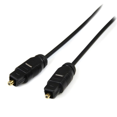 Audio kabel TOSLINK samec - TOSLINK samec, SPDIF OPTICAL, 2m, černá, DOPRODEJ