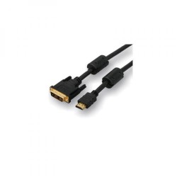 Video kabel DVI (18+1) samec - HDMI samec, 2m, pozlacené konektory, černý, Logo