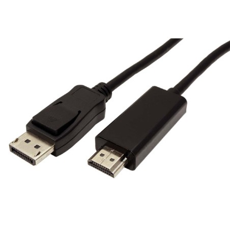 Video kabel DisplayPort samec - HDMI samec, 1m, černá, DOPRODEJ