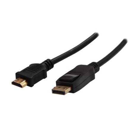 Video kabel DisplayPort samec - HDMI samec, 1m, černá, Logo blistr, DOPRODEJ