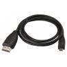 Video kabel micro HDMI samec - HDMI samec, HDMI 1.4 - High Speed with Ethernet, 2m, černý, DOPRODEJ