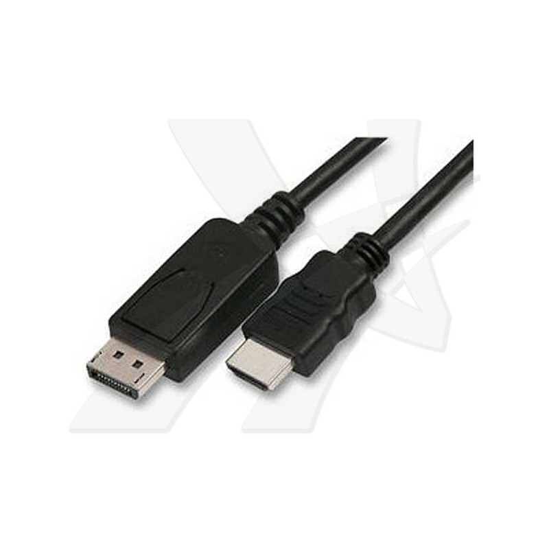 Video kabel DisplayPort samec - HDMI samec, 5m, černý, DOPRODEJ