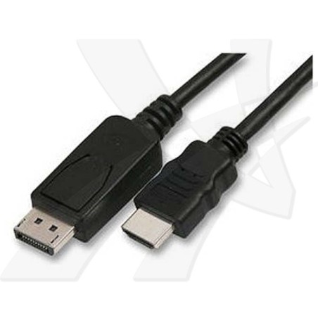 Video kabel DisplayPort samec - HDMI samec, 5m, černý, DOPRODEJ