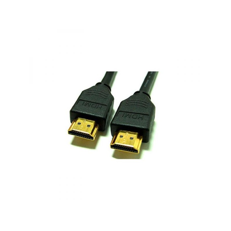 Video kabel HDMI samec - HDMI samec, HDMI 1.4 - High Speed with Ethernet, 2m, pozlacené konektory, černý, DOPRODEJ