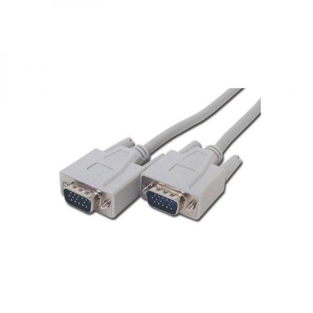 Video kabel VGA (D-sub) samec - VGA (D-sub) samec, 2m, šedý, Logo blistr, DOPRODEJ