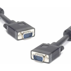 Video kabel SVGA (D-sub) samec - SVGA (D-sub) samec, 3m, stíněný, černý, Logo, DOPRODEJ
