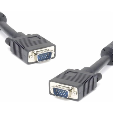 Video kabel SVGA (D-sub) samec - SVGA (D-sub) samec, 3m, stíněný, černý, Logo, DOPRODEJ