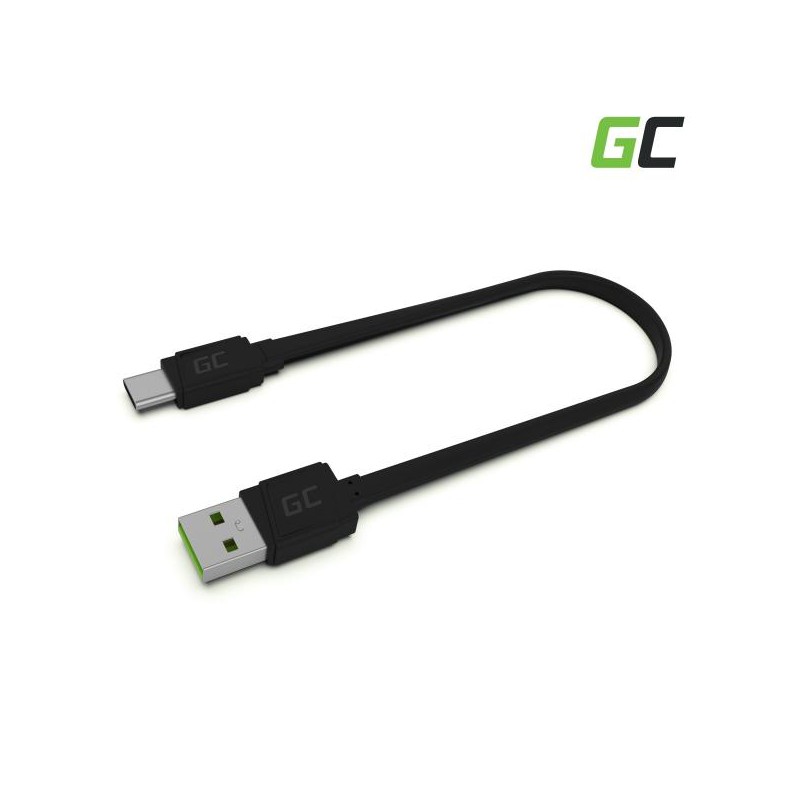 GCmatte USB-C Flat kabel 25 cm s rychlo nabíjením