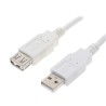 Logo USB prodlužka (2.0), USB A samec - USB A samice, 0.3m, bílá, blistr, DOPRODEJ