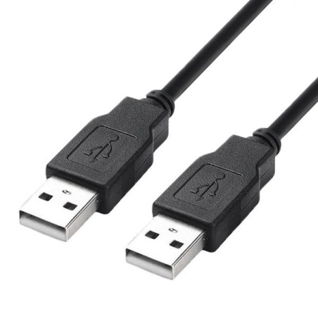 USB kabel (2.0), USB A samec - USB A samec, 1.8m, černý, High Speed, DOPRODEJ