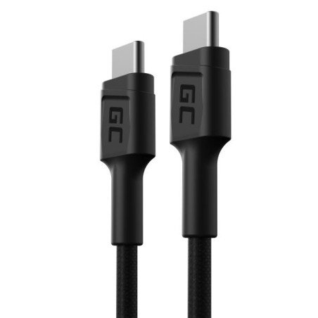 Green Cell kabel GC PowerStream USB-C - USB-C 30 cm, rychlé nabíjení (60W), Ultra Charge, QC 3.0