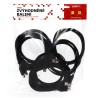 Logo USB kabel (2.0), USB A samec - USB B samec, 3m, černý, 10-pack, cena za 1 kus, DOPRODEJ