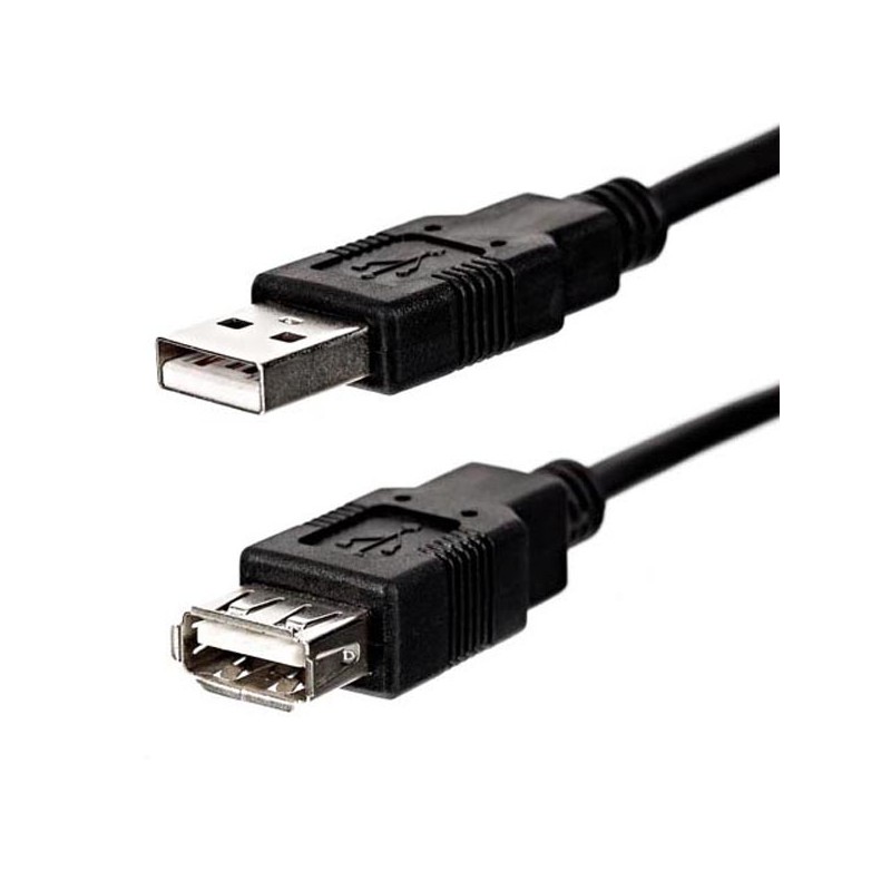 Logo Economy USB prodlužka (2.0), USB A samec - USB A samice, 1.8m, černý, DOPRODEJ