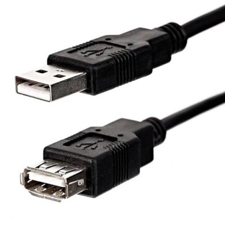 Logo Economy USB prodlužka (2.0), USB A samec - USB A samice, 1.8m, černý, DOPRODEJ