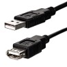 Logo Economy USB prodlužka (2.0), USB A samec - USB A samice, 1.8m, černý, DOPRODEJ