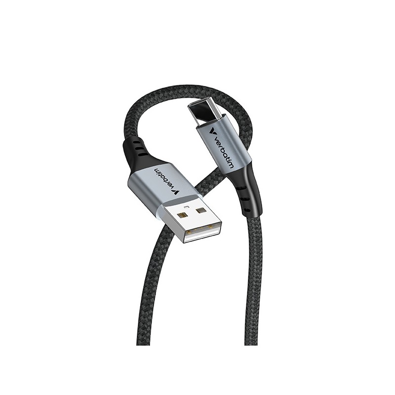 Verbatim USB kabel USB A samec - USB C samec, 18W, 1.2m, černý, box, 31843