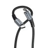 Verbatim USB kabel USB C samec - USB lightning samec, 60W, 1.2m, černý, box, 31844