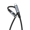 VERBATIM Kabel USB-C Sync & Charge, 100W, s displejem, 120cm
