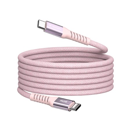 Verbatim USB-C kabel USB C samec - USB C samec, 60W, 1.2m, magnetický, růžový, box, 31853