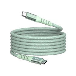 Verbatim USB-C kabel USB C samec - USB C samec, 60W, 1.2m, magnetický, zelený, box, 31864