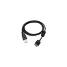 Logo USB kabel (2.0), USB A samec - 12-pin samec, 1.8m, černý, blistr, CANON, DOPRODEJ