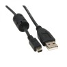 Logo USB kabel (2.0), USB A samec - 14-pin samec, 1.8m, černý, blistr, FUJI, DOPRODEJ