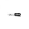 Audio redukce, Jack (6.3mm) samec - Jack (3.5mm) samice, stereo, černá
