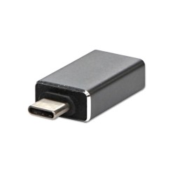USB redukce, (3.1), USB C samec - USB A samice, kovová, DOPRODEJ