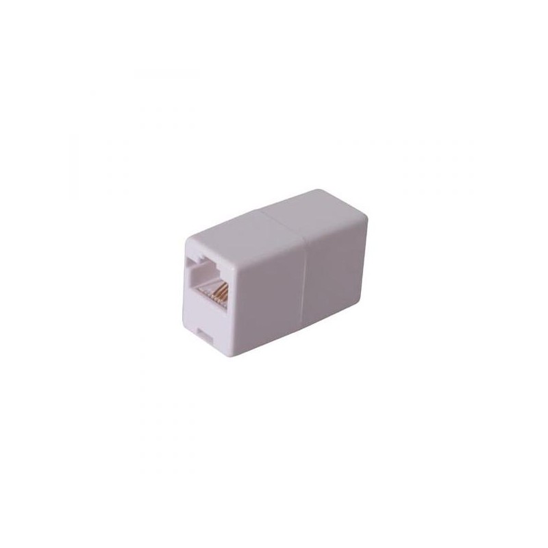Spojka LAN kabelů, RJ45 samice - RJ45 samice, Logo blistr nekřížená, DOPRODEJ