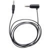 Audio Hands free kabel, Jack (3.5mm) samec 4-pólový - Jack (3.5mm) samec, 1.2 m, stereo, černý, pro iPhone/iPad 38588, DOPRODEJ