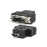 Video redukce, HDMI samec - DVI (24+1) samice, černá, Logo, DOPRODEJ