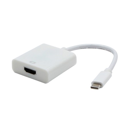 USB/Video převodník, DP Alt Mode, USB C samec - HDMI samice, bílý, plastic bag 4K2K@30Hz, DOPRODEJ