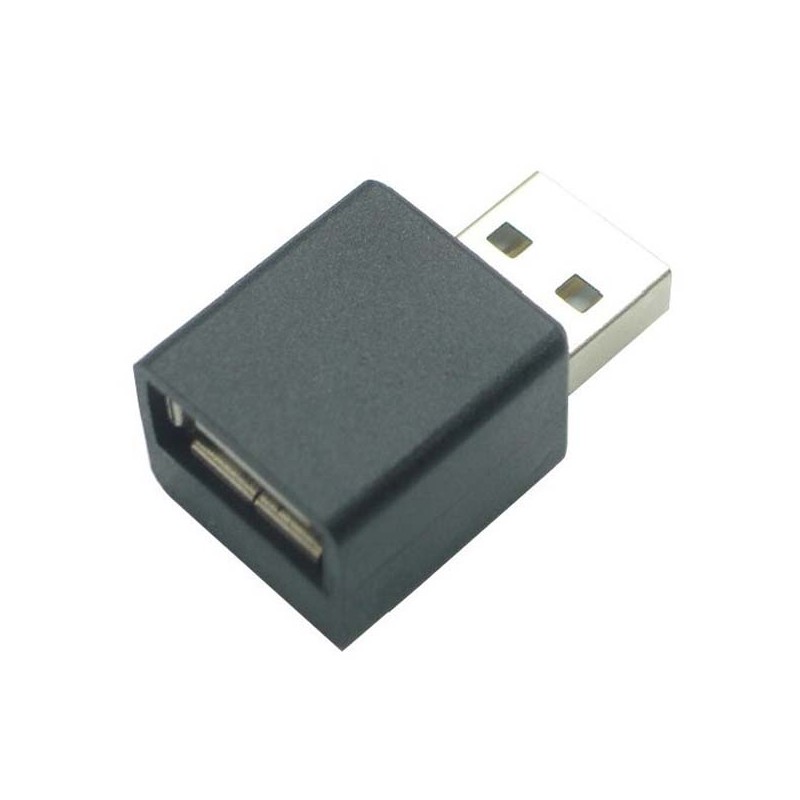USB redukce, (2.0), USB A samec - USB A samice, černá, redukce k nabíjení iPadu 33760, DOPRODEJ
