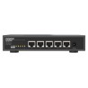 QNAP switch QSW-3205-5T (5x 10GbE port, pasiv. chlazení, podpora 100M/ 1G/ 2,5G / 5G a 10G)