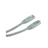 Síťový LAN kabel UTP patchcord, Cat.6, RJ45 samec - RJ45 samec, 3 m, nestíněný, šedý, economy