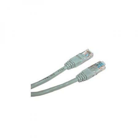 Síťový LAN kabel UTP patchcord, Cat.5e, RJ45 samec - RJ45 samec, 7 m, nestíněný, šedý, Logo