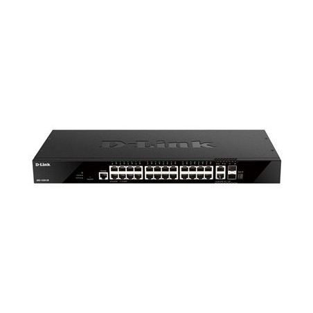 D-Link DGS-1520-28 24 ports GE + 2 10GE ports + 2 SFP+ Smart Managed Switch
