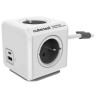 Cubenest - Powercube, 1.5m, Extended USB PD 20W, A+C, šedá, POWERCUBE, 4 zásuvky, USB A+C, Power Delivery 20W