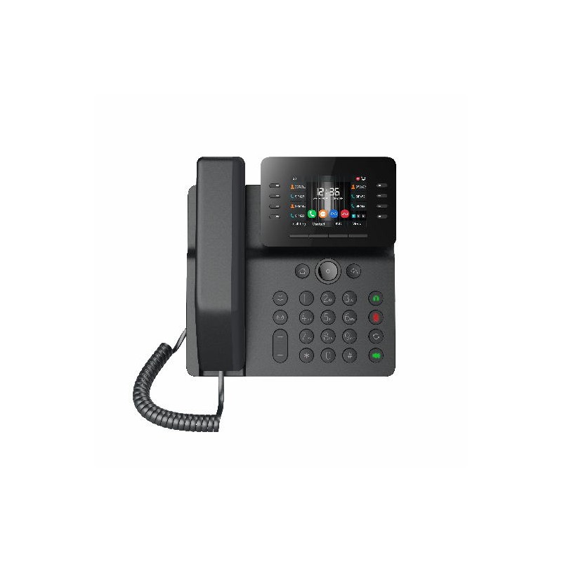 Fanvil V64 SIP telefon, 3,5"bar.disp., 12SIP, 21DSS tl., WiFi, BT, dual Gbit, PoE