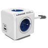 Cubenest - PowerCube, 1.5m, Extended USB PD 20W A+C, modrá, POWERCUBE, 4 zásuvky, USB A+C, Power Delivery 20W
