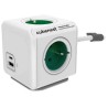 Cubenest - PowerCube, 1.5m, Extended USB PD20W, A+C, zelená, POWERCUBE, 4 zásuvky, USB A+C, Power Delivery 20W