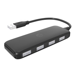 USB (2.0) hub 4-port, DHC-CT110C, černý, Hewlett-Packard, DOPRODEJ
