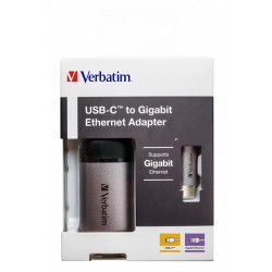 VERBATIM Adapter HUB USB-C to RJ45