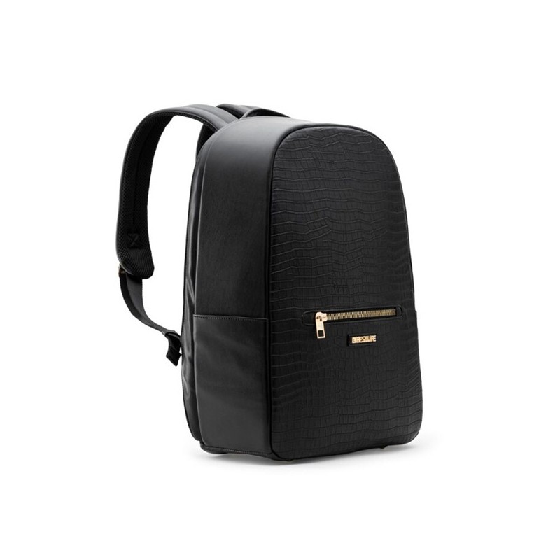 Batoh na notebook 15,6", Dalia, černý z polyuretanu, Bestlife